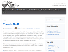 Tablet Screenshot of malechastityjournal.com
